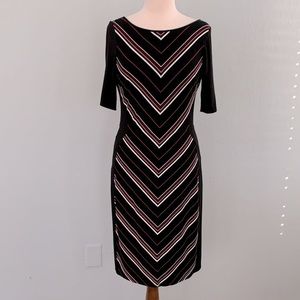 White House Black Market Stripe Sheath Dress